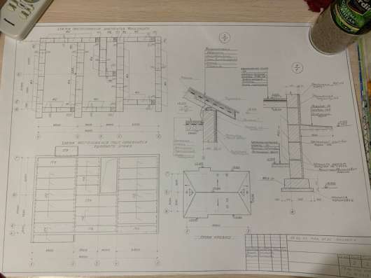 Чертежи от руки, в AUTOCAD в Краснодаре фото 3