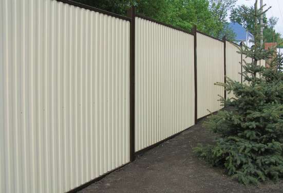 Забор из профнастила в Севастополе фото 9