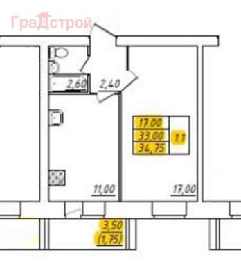 Продам однокомнатную квартиру в Вологда.Этаж 6.Дом кирпичный.Есть Балкон.