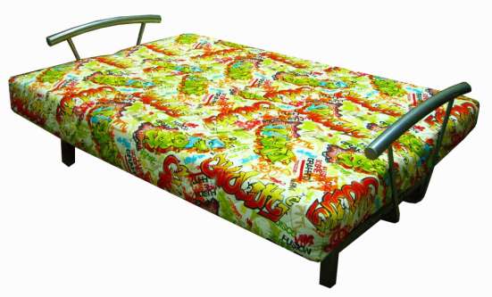 Диван Альфа с металлическим подлокотником в Москве