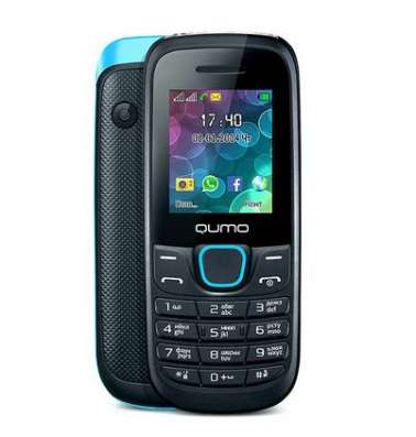Телефон мобильный Qumo Push 184 GPRS Blue