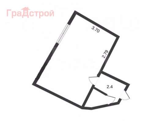 Продам однокомнатную квартиру в Вологда.Жилая площадь 25  кв.м.Этаж 4.Дом кирпичный. в Вологде фото 3