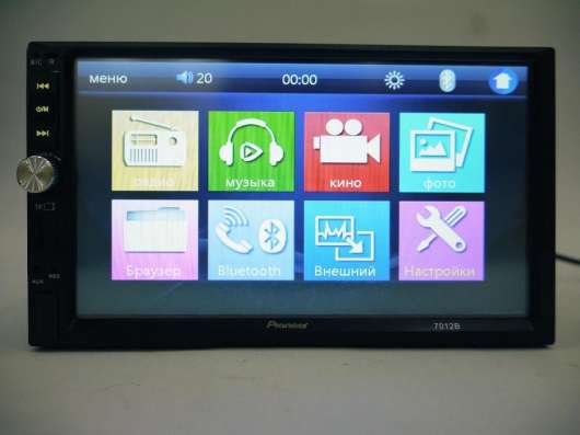 2din автомагнитола Pioneer 7012 USB+SD+Bluetooth