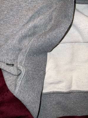 Теплое серое худи Vans «Off The Wall» на начесе в Москве