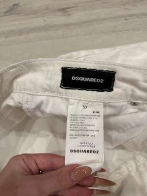 Джинсы DSQUARED2 белые в Щелково фото 5