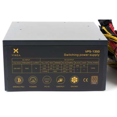 Блок питания Vinga Vps-1350w, новый в упаковке