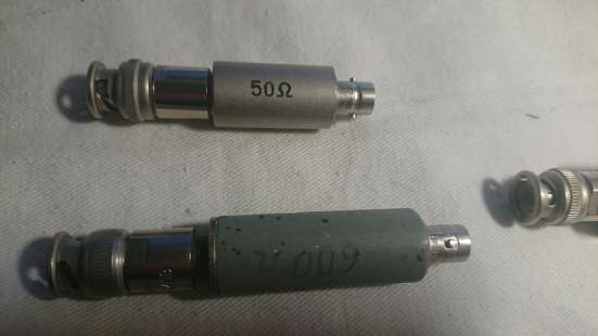 Нагрузка 600 Ом и 50 Ом