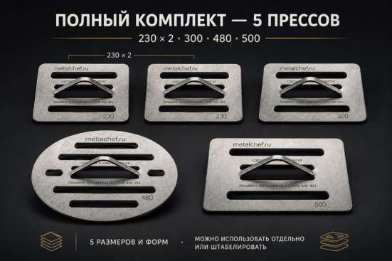 Гриль-пресс MetalChef (Нержавейка)