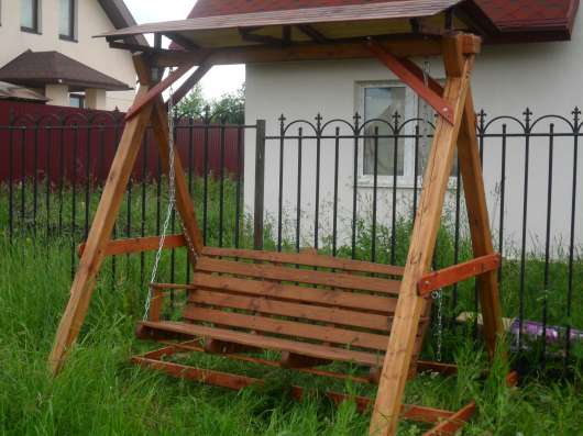 КАЧЕЛИ ЭКСКЛЮЗИВНЫЕ САДОВЫЕ ДЕРЕВЯННЫЕ в Владимире фото 3
