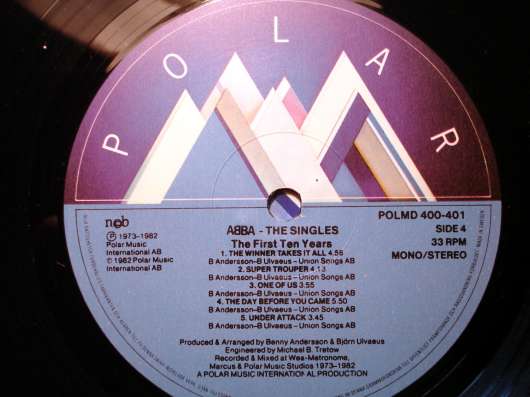 ABBA ‎– The Singles (The First Ten Years) в Санкт-Петербурге фото 13