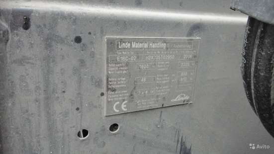 Электрический погрузчк Linde E16 в Краснодаре фото 4
