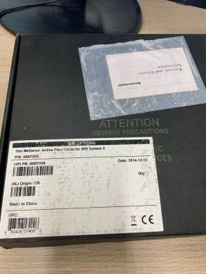 Кабель 00KF009 Lenovo 10m Mellanox Active IB FDR