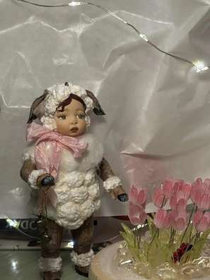 Елочная игрушка овечка в Москве