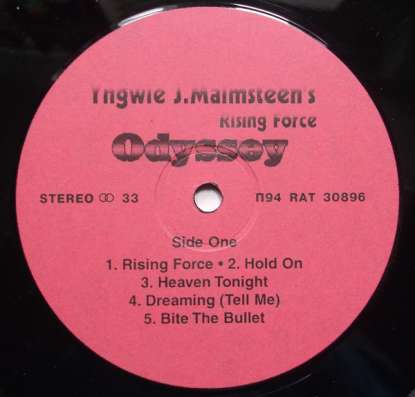Yngwie J. Malmsteen's Rising Force ‎– Odyssey в Санкт-Петербурге