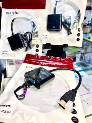 Адаптер конвертер HDMI VGA. + звук 3.5