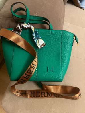 Сумка Hermes зеленая (реплика) в Москве фото 8