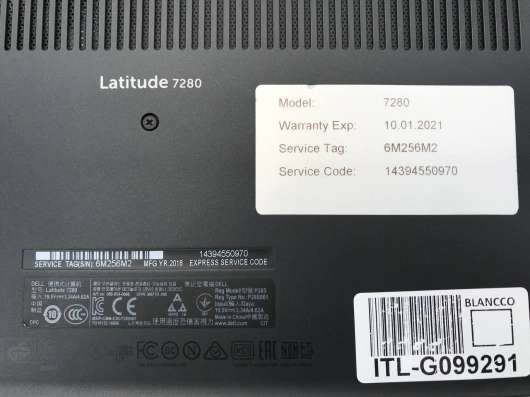 Ноутбук Dell Latitude 7280 бизнес модель фото 7