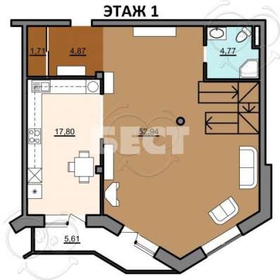 Продам четырехкомнатную квартиру в Москве. Жилая площадь 163 кв.м. Этаж 7. Дом кирпичный. в Москве фото 7