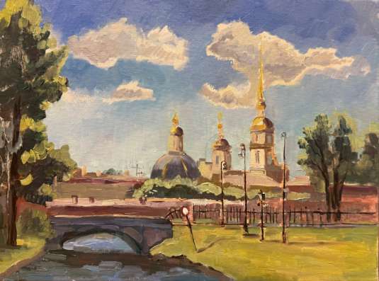 Этюд летнего Санкт-Петербурга