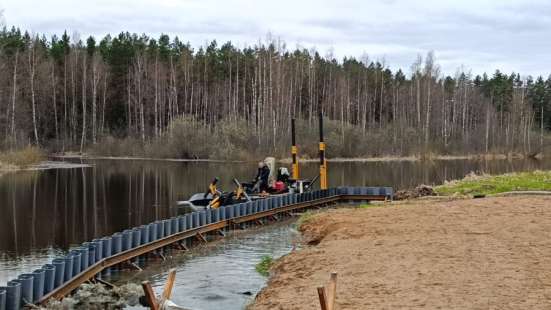 Очистка и углубление водоёма в Санкт-Петербурге фото 5
