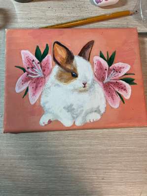 Картина зайчика