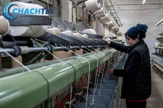 Скручивание хлопчатобумажной пряжи
