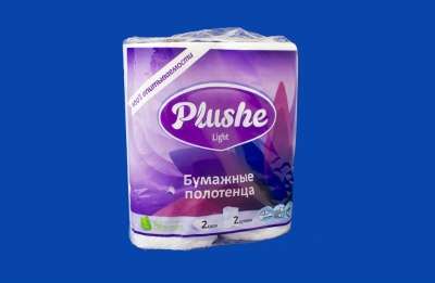 Бумажные полотенца 2 слоя (Plushe, Лова)