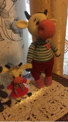 Продам мягкие вязаные игрушки