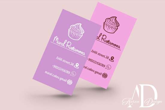 Tasarım / Дизайн / Design Visitcard| Giftcard | Logo в Москве