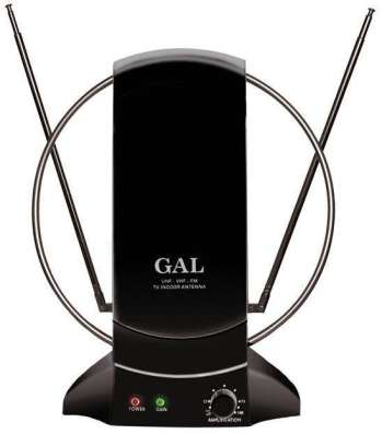 ТВ-антенна комнатная Gal AR-468AW Black
