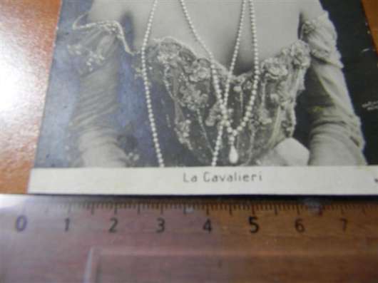 Открытка.La Cavalieri(Ла Кавальери)издатель:Reutlingyr Paris фото 3