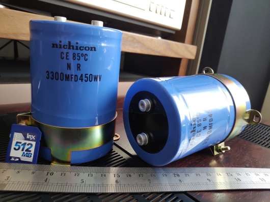 Nichicon 3300uF 450WV конденсатор электролит screw terminal
