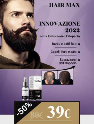 Spray per la crescita dei capelli