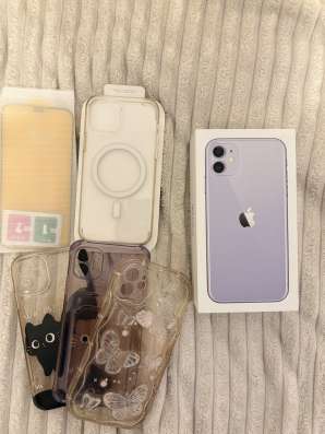 IPhone 11 фиолетовый 128 ГБ в Санкт-Петербурге