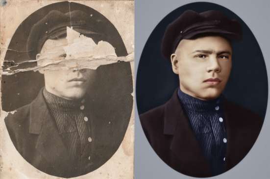 Восстановление и реставрация старых фотографий в Анапе фото 14