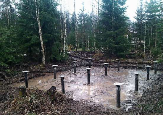 Фундамент на винтовых сваях в Волоколамске фото 13
