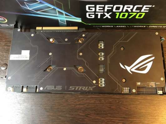 Видеокарта Asus GTX 1070 OC Strix 8gb в Москве