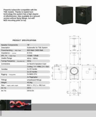 Продажа акустического комплекта Seeburg TSE