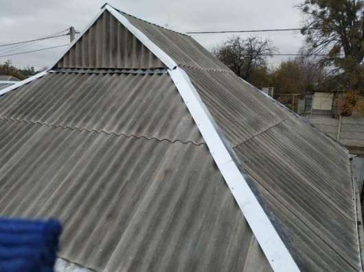 Устраним течь в шиферной кровле в Харькове