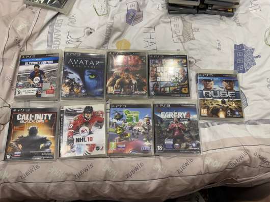 9 дисков игр на ps3