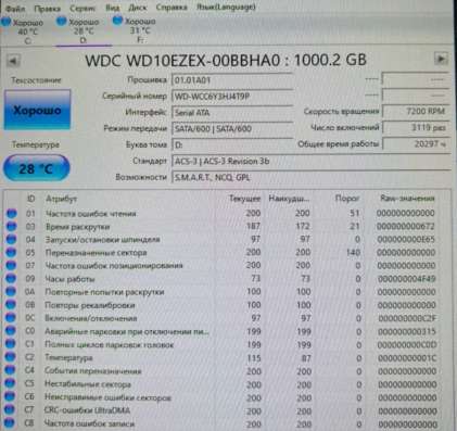 Жесткий диск 1TB WD Blue 3.5’’ (WD10ezex) в Щербинке