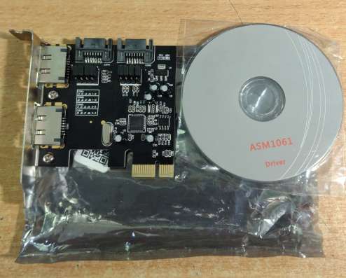 Контроллер (адаптер), плата расширения PCIE до SATA3.0