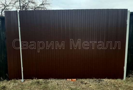 Распашные ворота фото 10