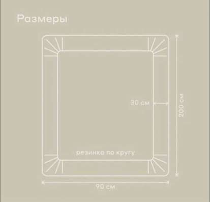 Простыня на резинке 90х200 в Москве фото 4