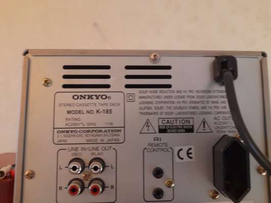 Кассетная дека ONKYO К-185 в Челябинске фото 4