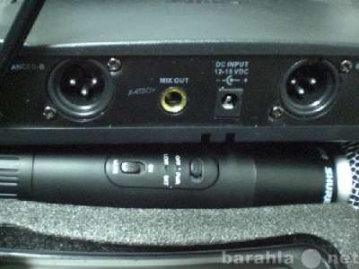 Микрофон SHURE SM58 проф. радиосистема 2 в Москве