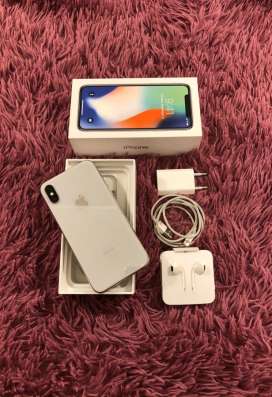 IPhone X 64GB Silver (Ростест, полный комплект)