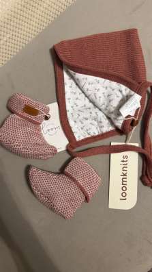Loomknits Пинетки и чепчик 44-46 размера в Махачкале