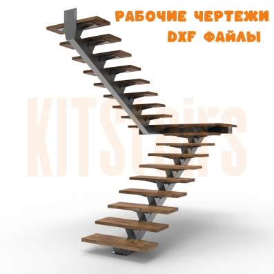 Чертежи и 3D проекты лестниц на заказ в Москве фото 7