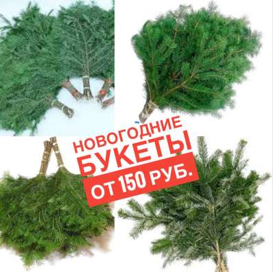 Букетики из Ели и Сосны